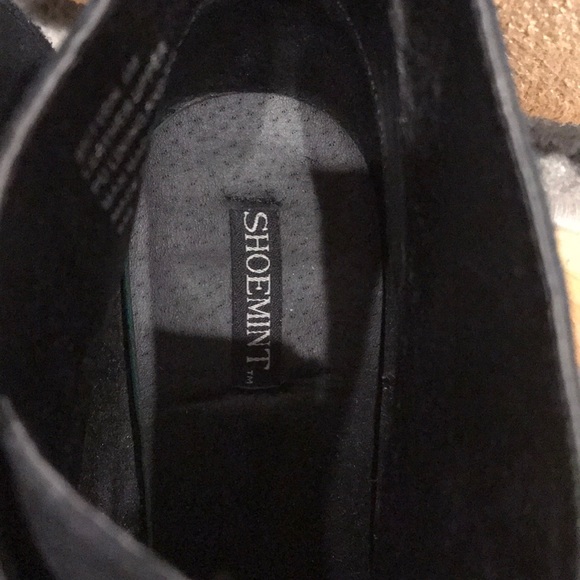 Shoemint faux suede wedge bootie. - Picture 4 of 5